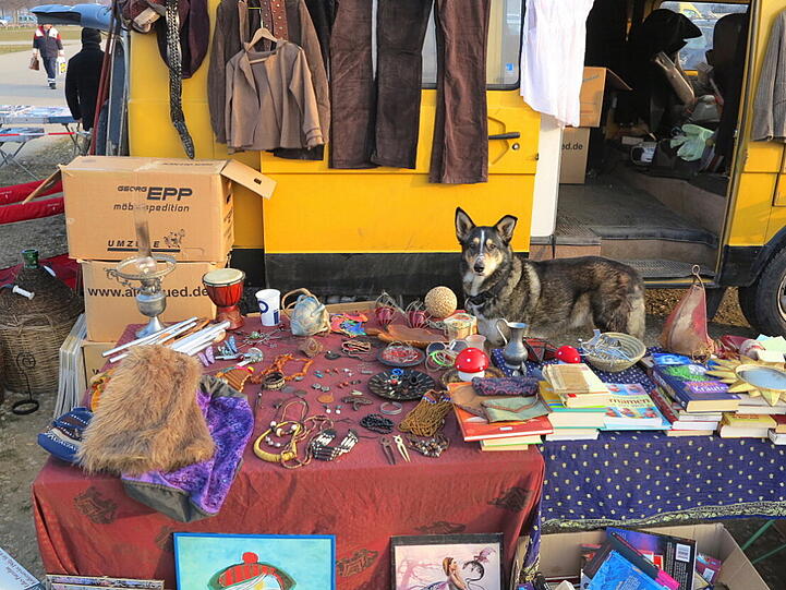 Noch mehr Fotos vom Flohmarkt in Riem.
