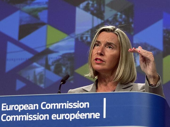 "Das vergangene Jahr war in der gesamten Region ein Jahr des positiven Wandels", sagte die EU-Außenbeauftragte Federica Mogherini.