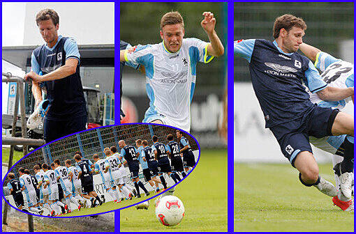 Erstes Training der Löwen in der neuen Trikot-Kollektion von uhlsport - sehen Sie hier die Bilder von der Grünwalder Straße.