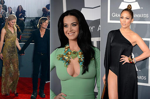 Bedeckte Brüste und wenig nackte Haut hatte der Fernsehsender CBS als Kleiderordnung für die Grammys ausgegeben &ndash; viele Stars hielten sich nicht daran. Hier die Bilder vom Roten Teppich!