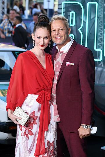 Flop: Farblich nicht ganz perfekt abgestimmt - Christin Dechant und Uwe Fahrenkrog-Petersen