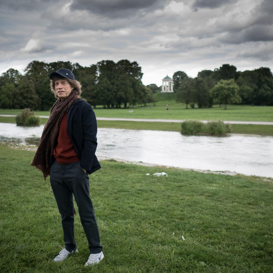 Mick Jagger postet dieses Instagram-Bild und schreibt: "Schön, wieder in München zu sein."