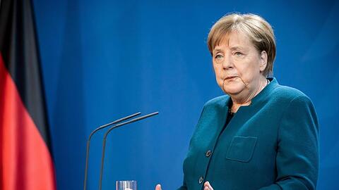 Am Sonntagabend hatte Bundeskanzlerin Merkel noch eine Pressekonferenz abgehalten.