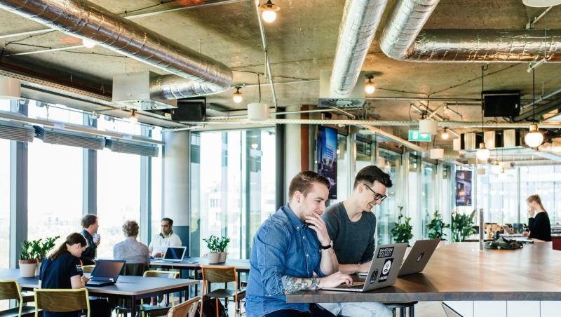 Das Büro von WeWork am Potsdamer Platz in Berlin. Das Büro von WeWork am Potsdamer Platz in Berlin.