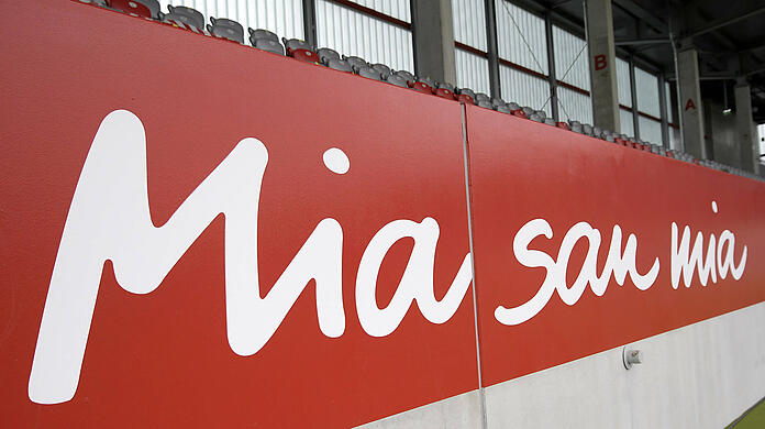 "Mia san mia", der Leitspruch des FC Bayern.