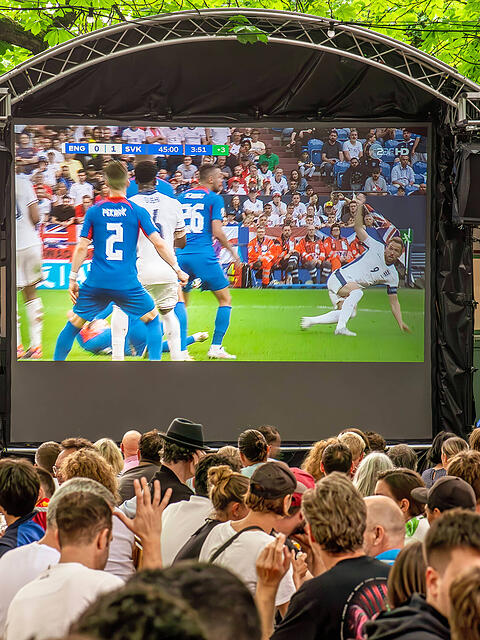 Vielerorts wird es in M&uuml;nchen zur WM 2026 wieder Public-Viewing-Events geben.