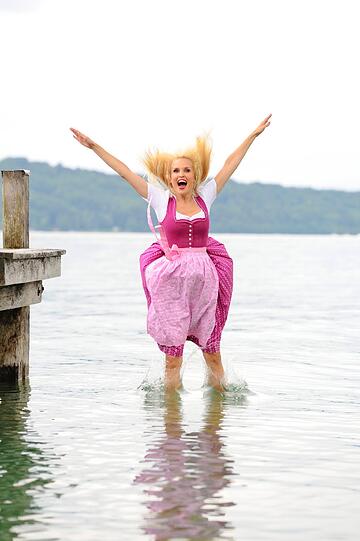 Die Bilder vom Trachten-Shooting mit Tamara Sedmak in Starnberg.