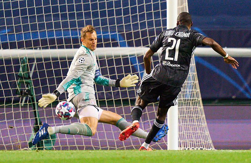 Auch dank Manuel Neuer blieb der FC Bayern gegen Lyon ohne Gegentor.