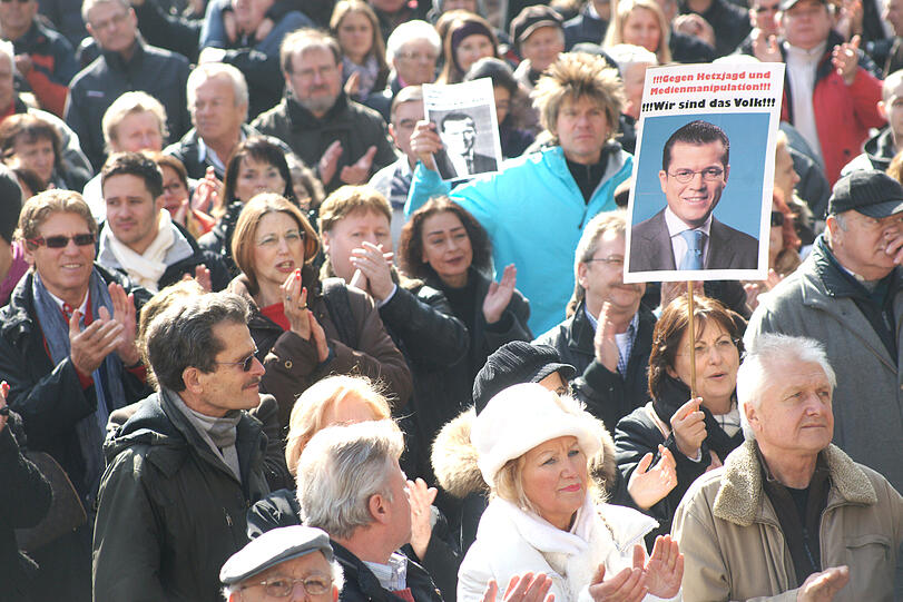 Er hat noch viele Fans: Ex-Verteidigungsminister Karl-Theodor zu Guttenberg.