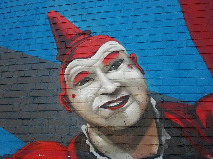 Der Weißclown gehört zum Circus Roncalli-Programm unbedingt dazu.