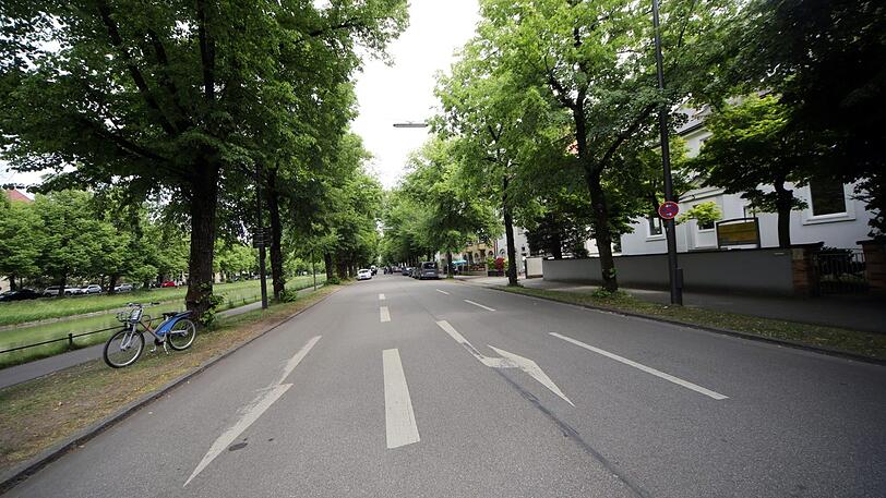 Die Südliche Auffahrtsallee in Nymphenburg.