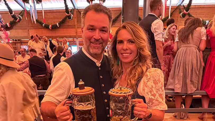 Philipp und Alessandra von Thurn und Taxis auf dem Oktoberfest Philipp und Alessandra von Thurn und Taxis auf dem Oktoberfest