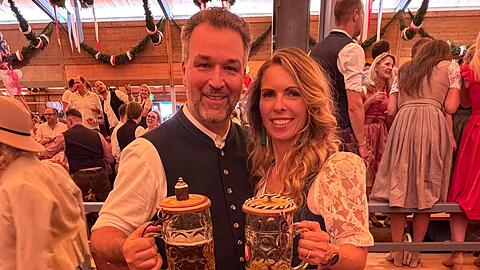 Philipp und Alessandra von Thurn und Taxis auf dem Oktoberfest