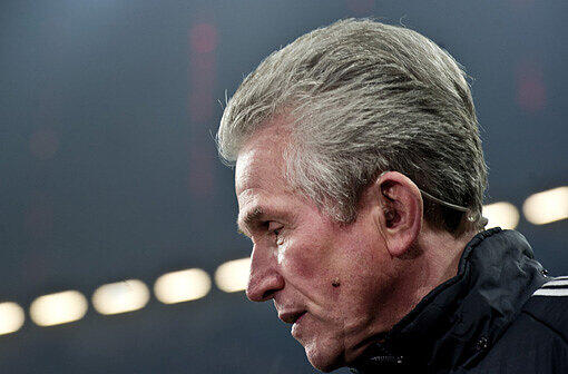Jupp Heynckes am Mittwochabend in der Allianz Arena.