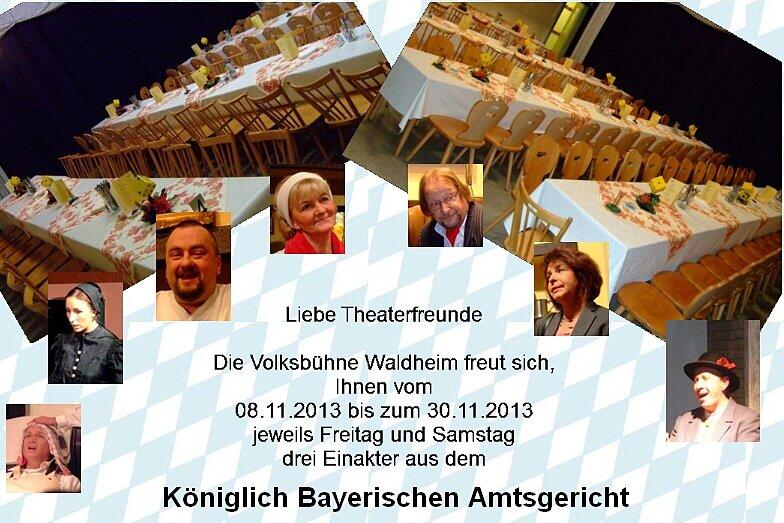 Die Volksbühne spielt das Königlich Bayerische Amtsgericht.
