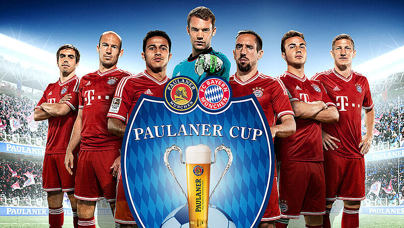 Du gegen den FC Bayern München: Der Paulaner Cup. Du gegen den FC Bayern München: Der Paulaner Cup.