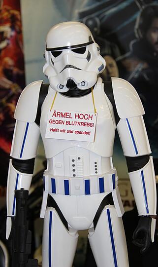 Bei der Comic Con in München dürfen Figuren aus dem Star-Wars-Universum natürlich nicht fehlen.