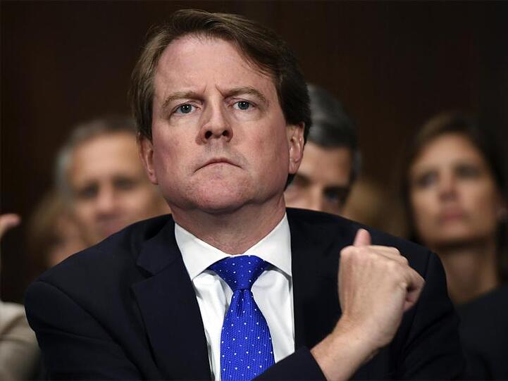 Donald McGahn ist eine der Schlüsselfiguren in den Russland-Untersuchungen von Sonderermittler Robert Mueller.