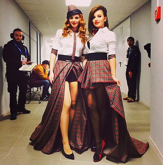 Die russische t.A.T.u.-Sängerin Julija Wolkowa.