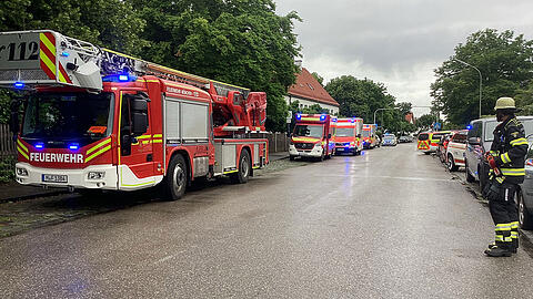 Die Feuerwehr war mit einem Großaufgebot vor Ort.