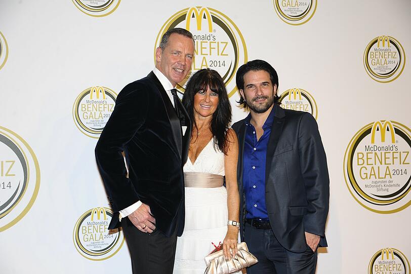 Henry Maske mit Ehefrau Manuela und Marc Terenzi