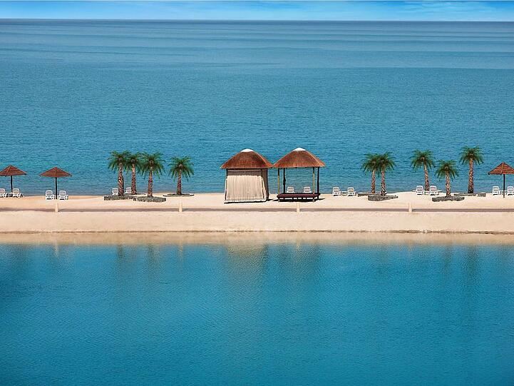 Ein Streifen Traumstrand in Ras Al Khaimah