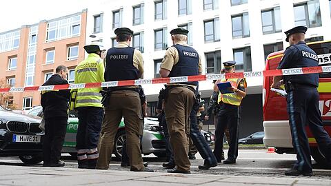 Polizeieinsatz am 21. Oktober 2017 in Haidhausen: Zuvor hatte ein Mann mehrere Menschen mit einem Messer angegriffen.