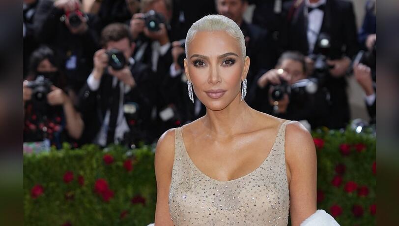 Kim Kardashian 2022 bei der Met Gala.