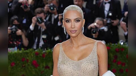 Kim Kardashian 2022 bei der Met Gala.