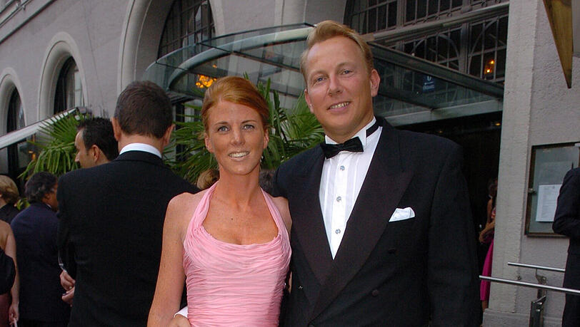 Carla und Otto von Hessen bei einer Party 2005: Der Prinz starb 2020 bei einem tragischen Motorradunfall. Carla und Otto von Hessen bei einer Party 2005: Der Prinz starb 2020 bei einem tragischen Motorradunfall.