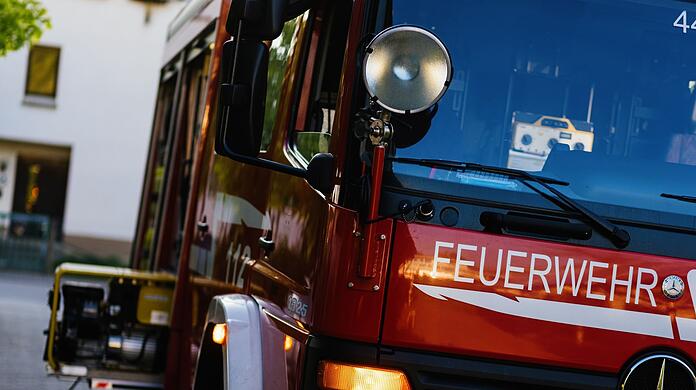Ein Einsatzfahrzeug der Feuerwehr.