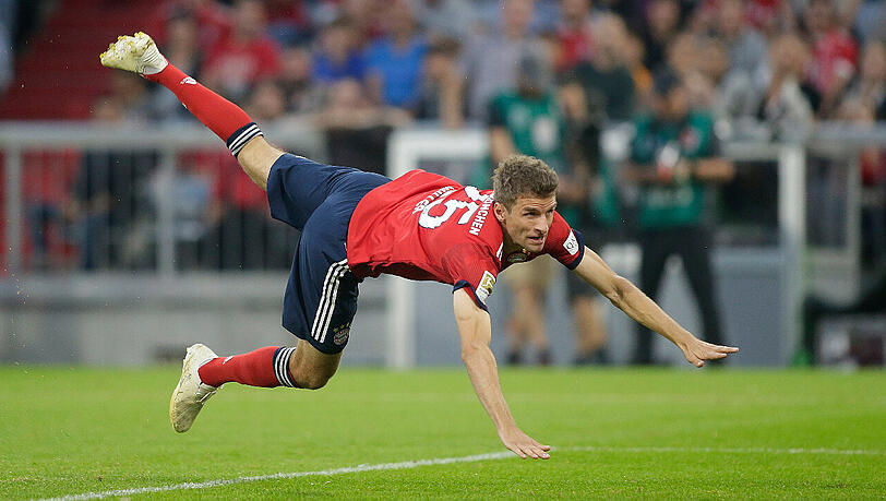 Seit 620 Minuten im Trikot des FC Bayern ohne Torbeteiligung: Thomas Müller. Seit 620 Minuten im Trikot des FC Bayern ohne Torbeteiligung: Thomas Müller.