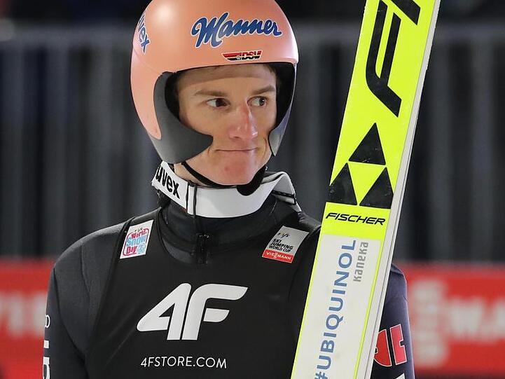Kam nach Sprüngen auf 132,5 und 135 Meter nicht über Rang zwölf hinaus: Karl Geiger.