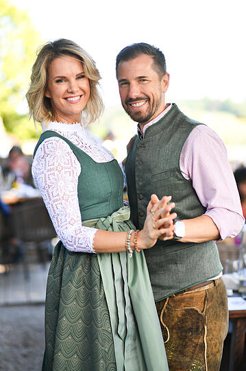 Monica Ivancan- Meier mit Mann Christian
