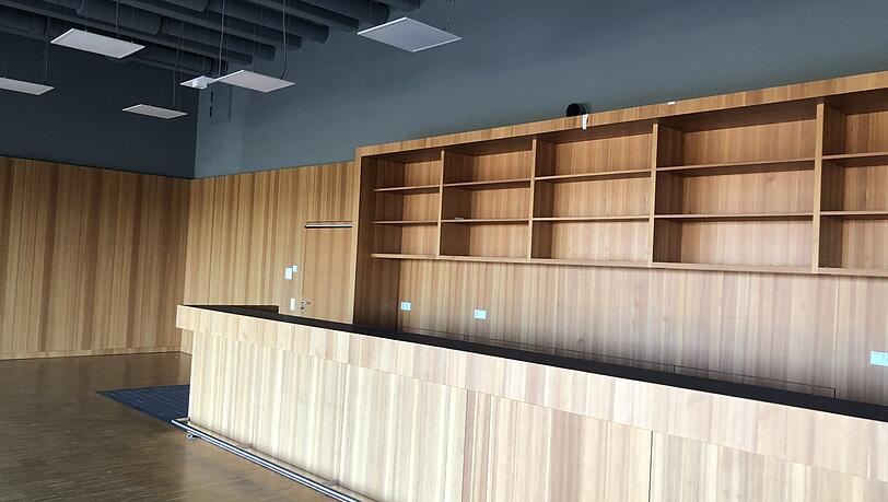 Hier könnten Sportvereine noch ein Bier trinken. Hier könnten Sportvereine noch ein Bier trinken.