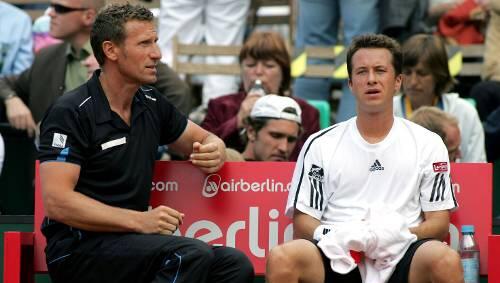 Der Teamchef und sein Top-Spieler: Patrik Kühnen (l.) mit Philipp Kohlschreiber. Der Teamchef und sein Top-Spieler: Patrik Kühnen (l.) mit Philipp Kohlschreiber.