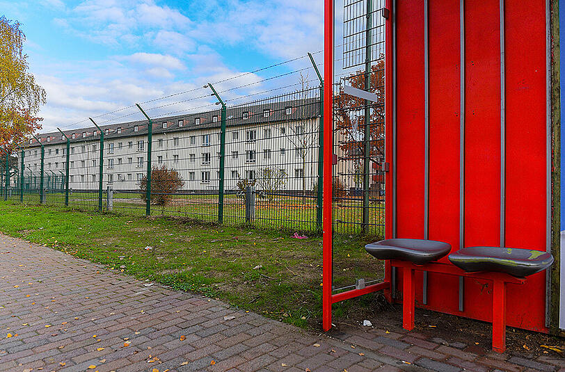 Das &bdquo;Balkanzentrum&ldquo; in Bamberg: Besa Dushku hatte Angst, hier untergebracht zu werden. Sie kommt in ein Frauenhaus.