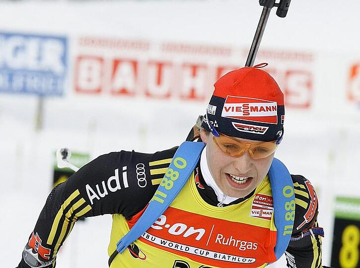 Biahtlon-Superstar Magdalena Neuner.