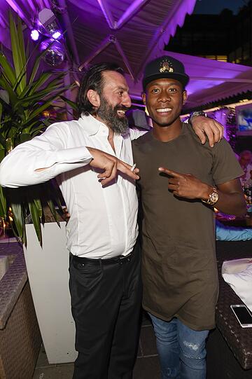 Verstehen sich prächtig: Ugo Crocamo und David Alaba.
