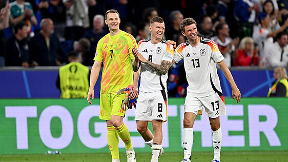 Für Manuel Neuer, Toni Kroos und Thomas Müller könnte nun jede Partie die letzte im Nationaltrikot sein.