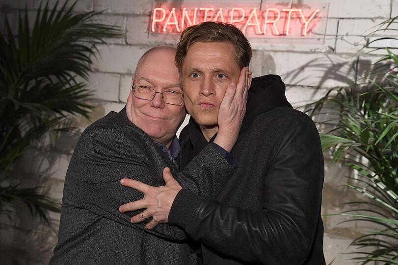 Peter Schulz mit Matthias Schweighöfer