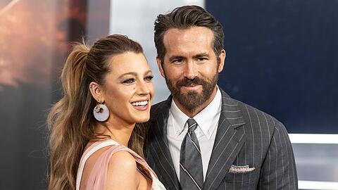 Blake Lively und Ryan Reynolds bei einer Filmpremiere Anfang des Jahres.