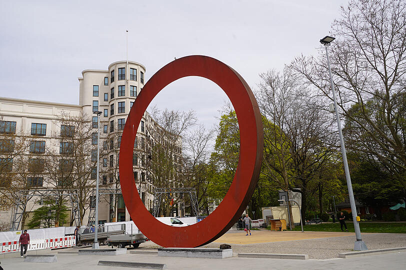 Der Karl-St&uuml;tzel-Platz, ganz in der N&auml;he des Botanischen Gartens.