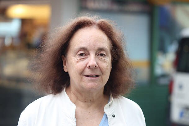 Claudia Graf-Hamam hat am Viktualienmarkt schon viele gefährliche Situationen erlebt.