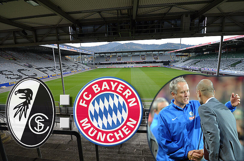 Schöne Aussichten vom Mage Solar Stadion in Freiburg: Doch für die abstiegsbedrohte Streichs-Elf könnte es gegen den FC Bayern brenzlig werden.