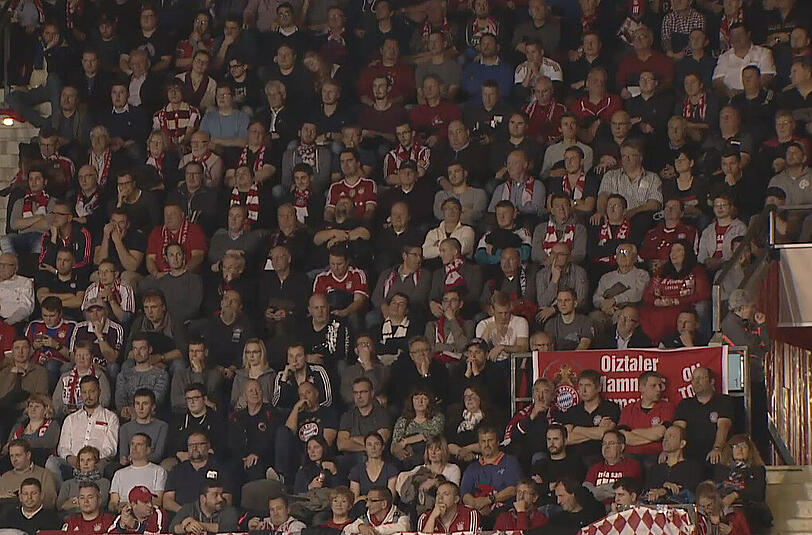 Blick in den Audi Dome.