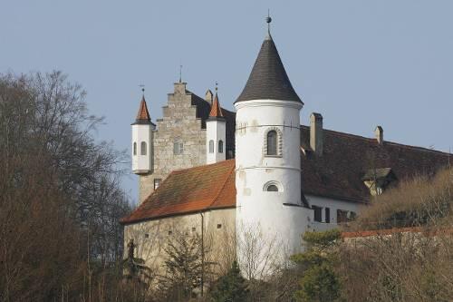 Schloss Neidstein nahe der Ortschaft Etzelwang im Landkreis Amberg-Sulzbach.
