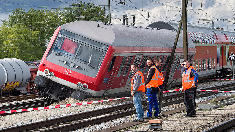 Der eine Zug entgleiste...