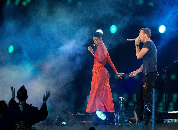Mit einer rauschenden Abschlusszeremonie vor 80 000 Zuschauern heizten Coldplay und Superstar Rihanna im ausverkauften Olympiastadion so richtig ein. Die Bilder!