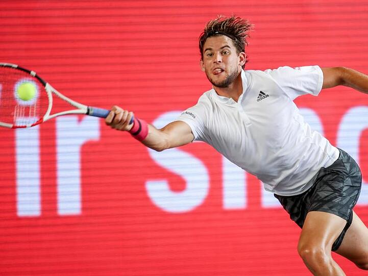 Dominic Thiem hat auch das zweite Tennis-Einladungsturnier in Berlin gewonnen.